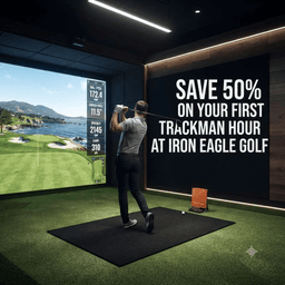 Save 50% on Your First TrackMan Hour at Iron Eagle Golf